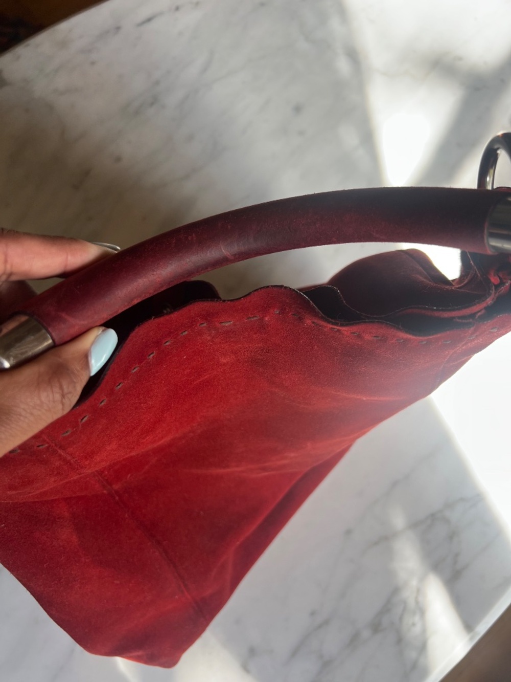 Vintage Prada red purse - Picture 6 of 6